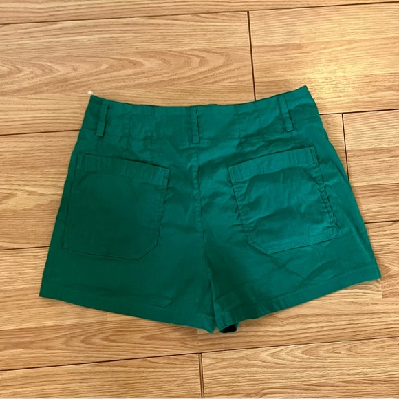 Maeve for Anthropologie The Colette High Waist Green Shorts - Picture 4 of 7